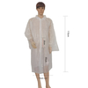 Polyethylene Lab Coat with Buttons Closure