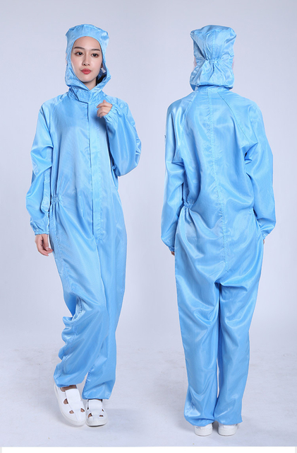 ESD Anti-static Cleanroom Coverall 