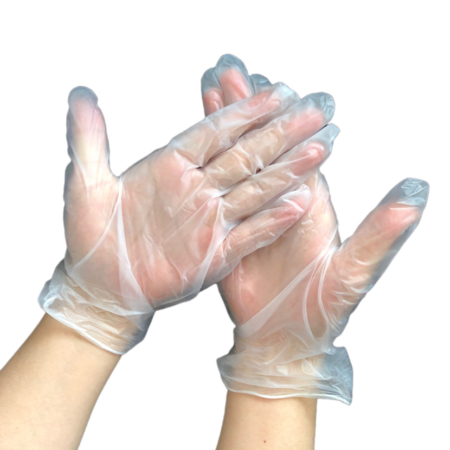 Powder-Free Disposable Clear Vinyl Gloves