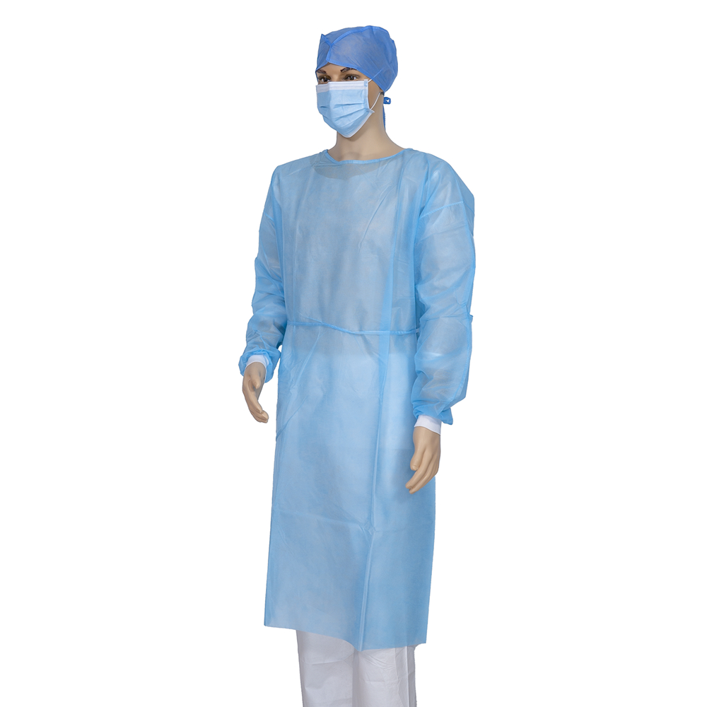 PP40g blue isolation gowns2