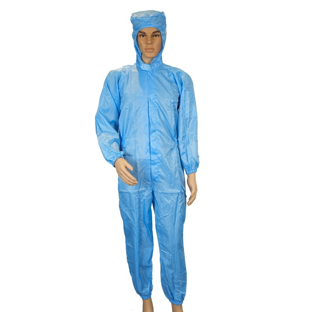 Anti-Static Coverall ESD Cleanroom Jumpsuit