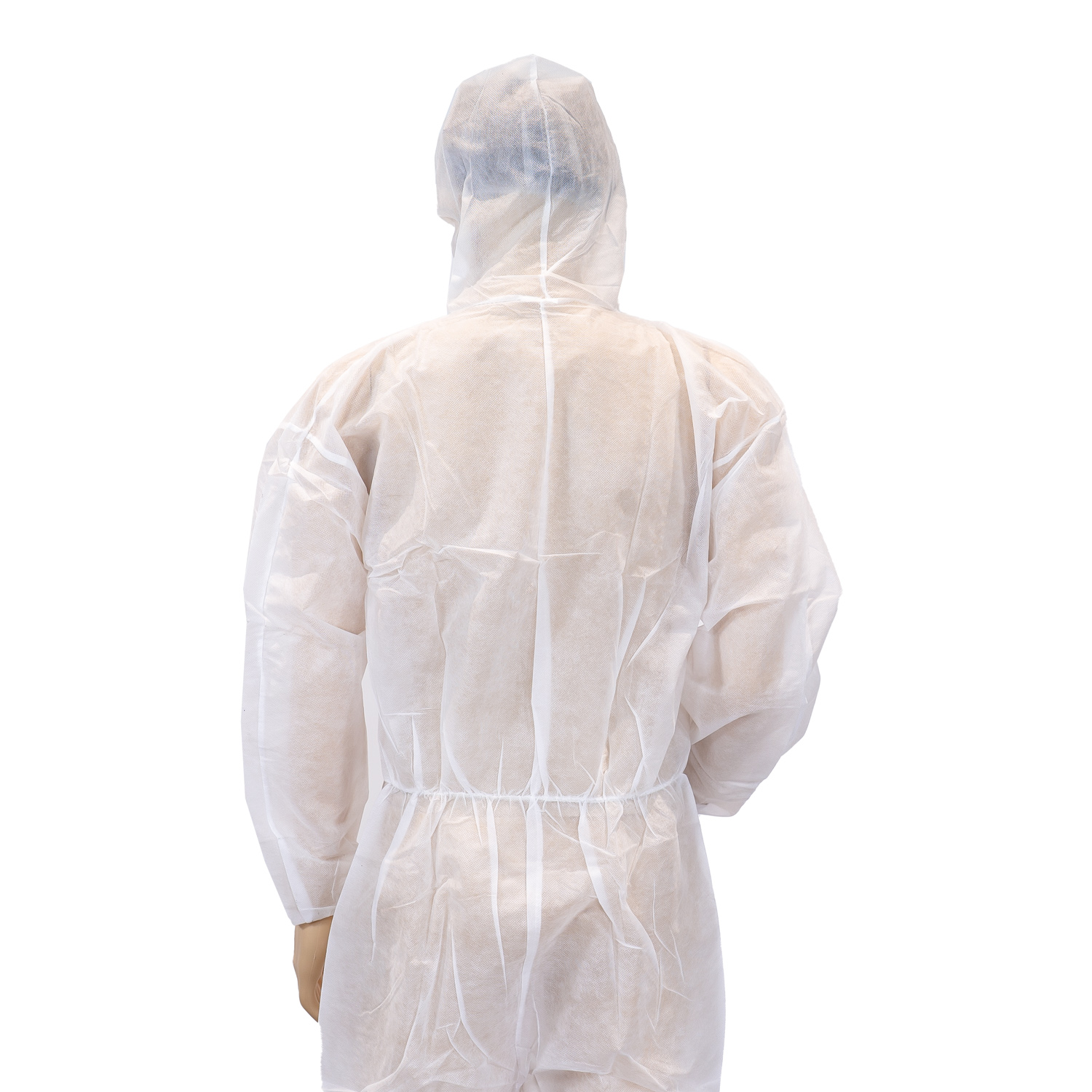 Disposable Polypropylene Coverall with Hood Non-woven Protective Clothing